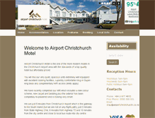 Tablet Screenshot of airportchristchurch.co.nz